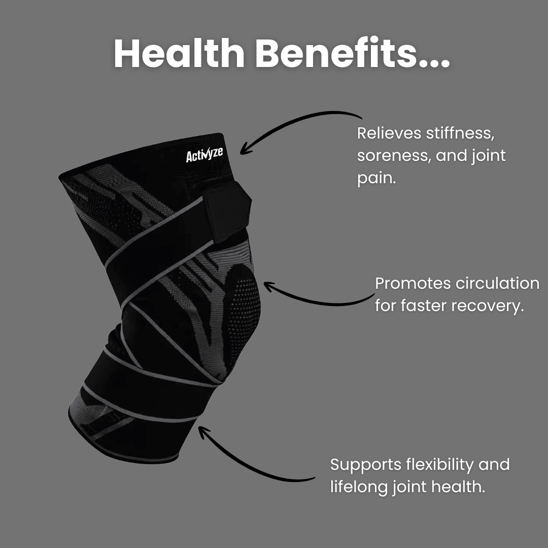 Activyze Adjustable Knee Strap | Relieve Knee Pain and Regain Strength with Targeted Compression